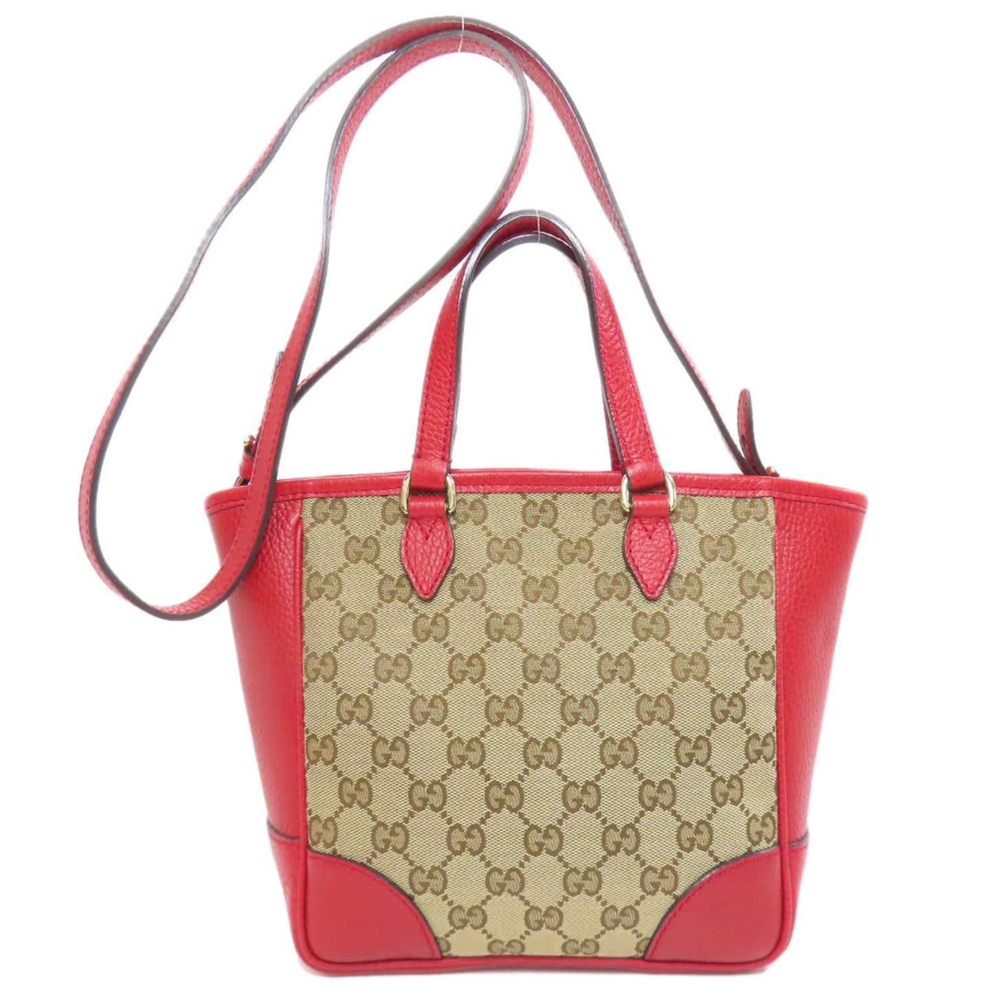 Gucci Bree, Red, Canvas, handbag