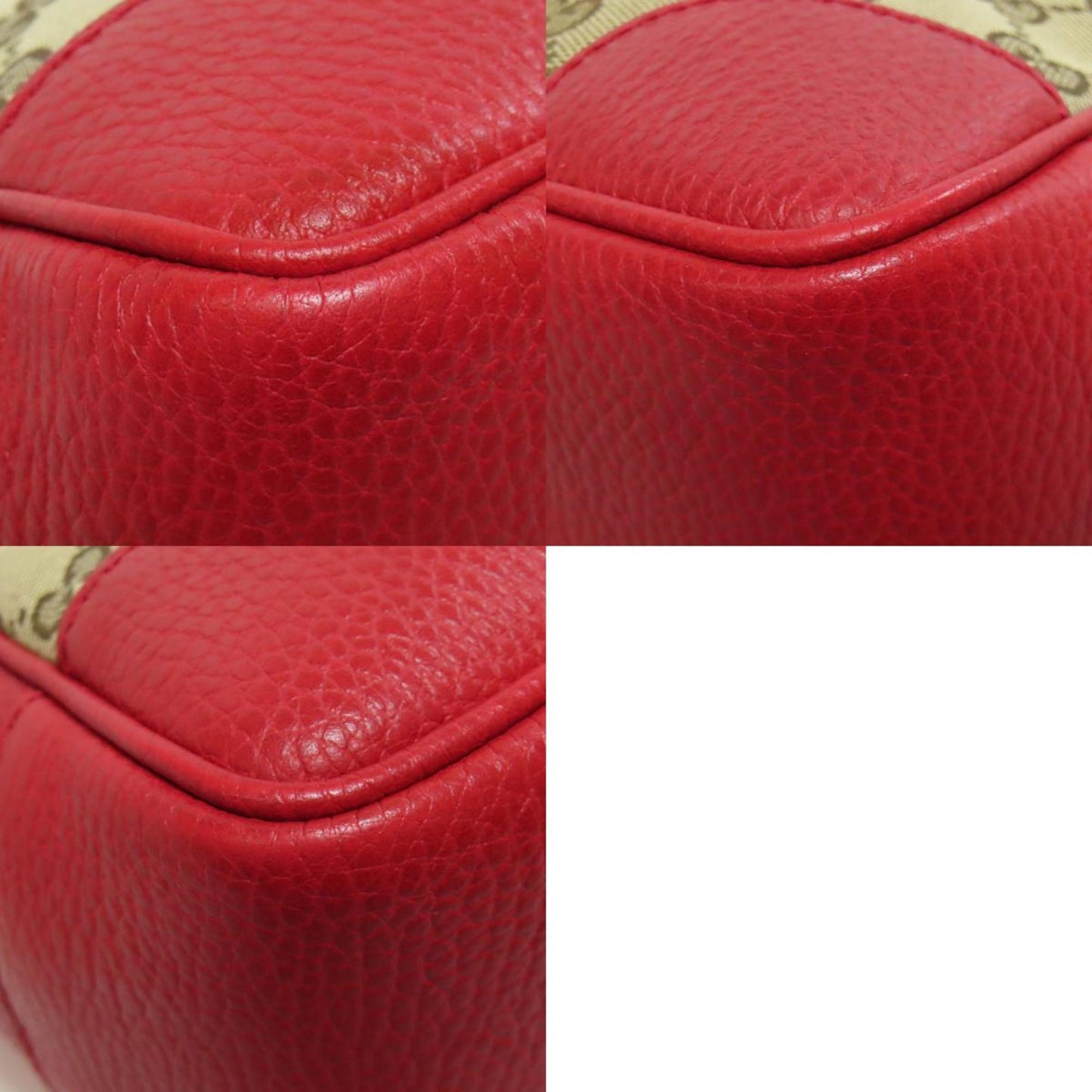 Gucci Bree, Red, Canvas, handbag