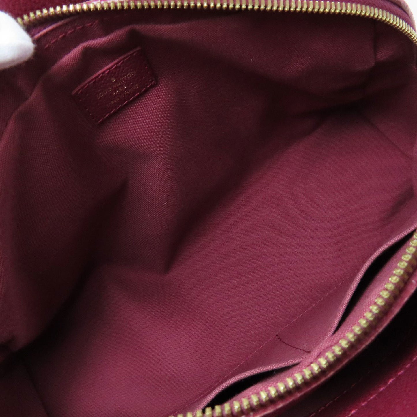 Louis Vuitton Vosges, Burgundy, Leather, tote
