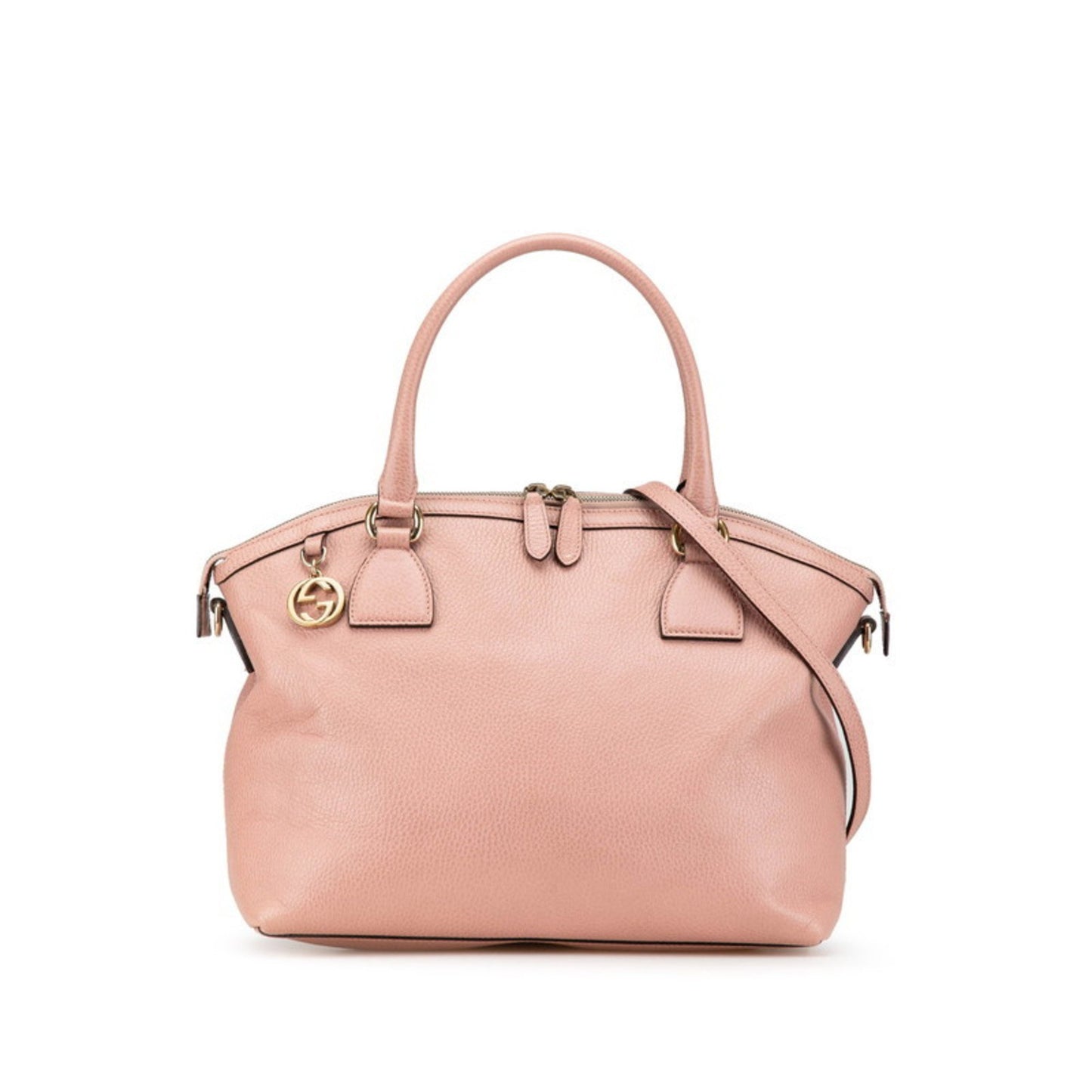 Gucci Interlocking G, Pink, Leather, handbag