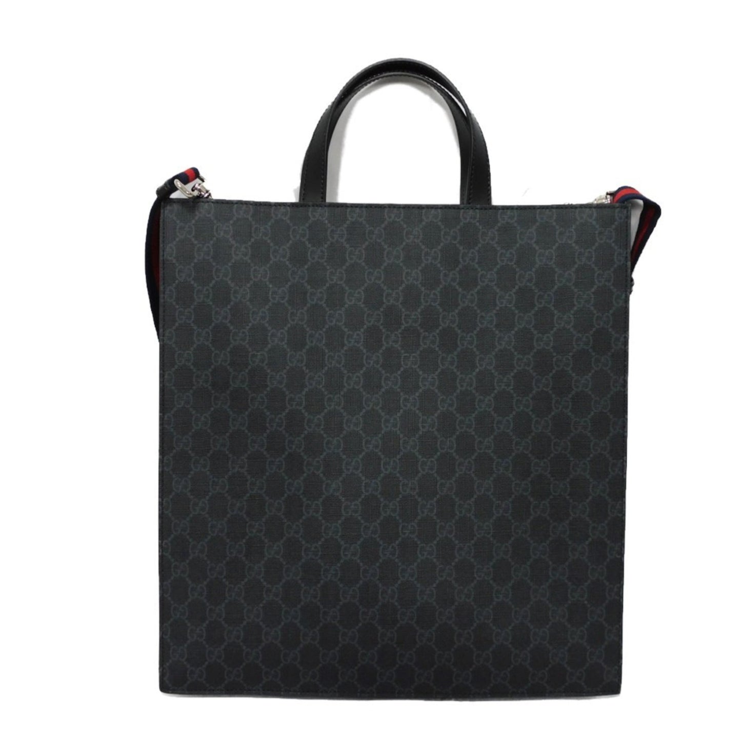 Gucci GG Supreme, Black, Canvas, tote