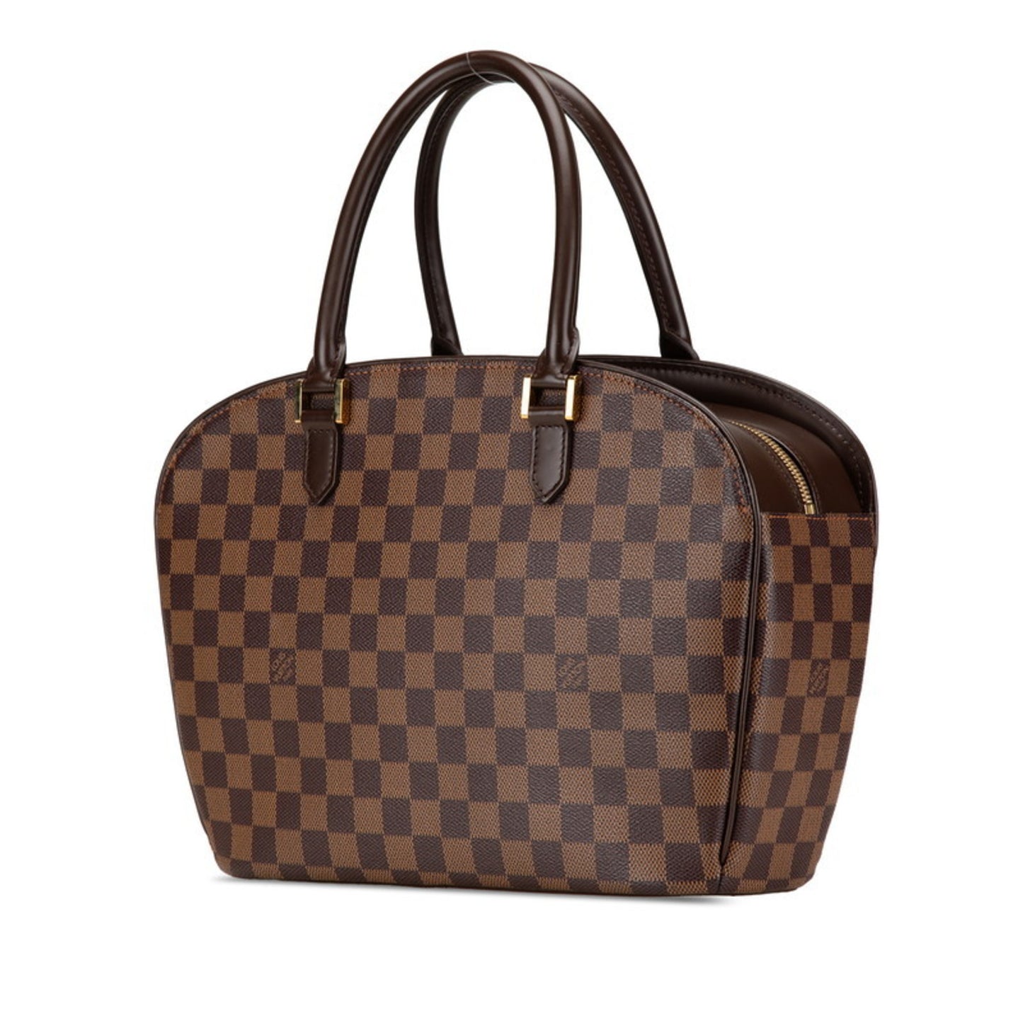 Louis Vuitton Sarria, Brown, Canvas, handbag