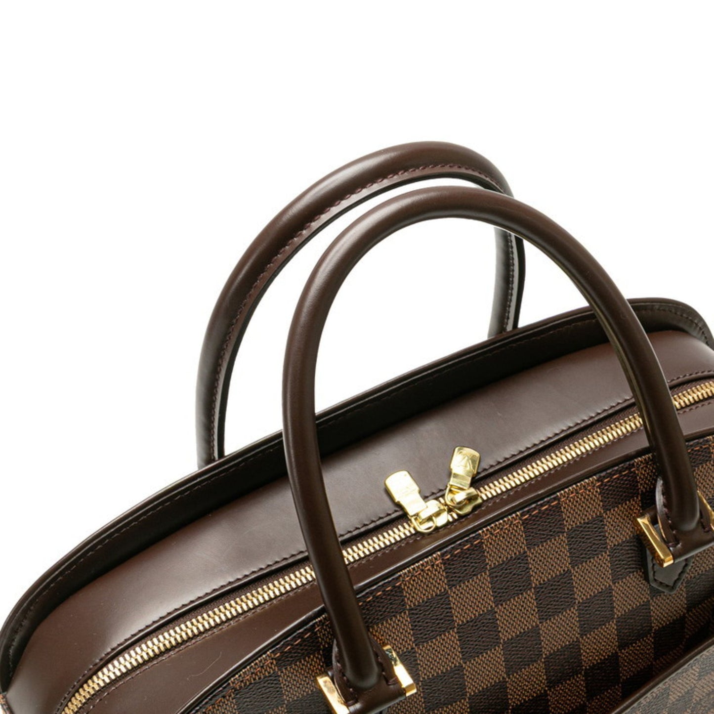 Louis Vuitton Sarria, Brown, Canvas, handbag