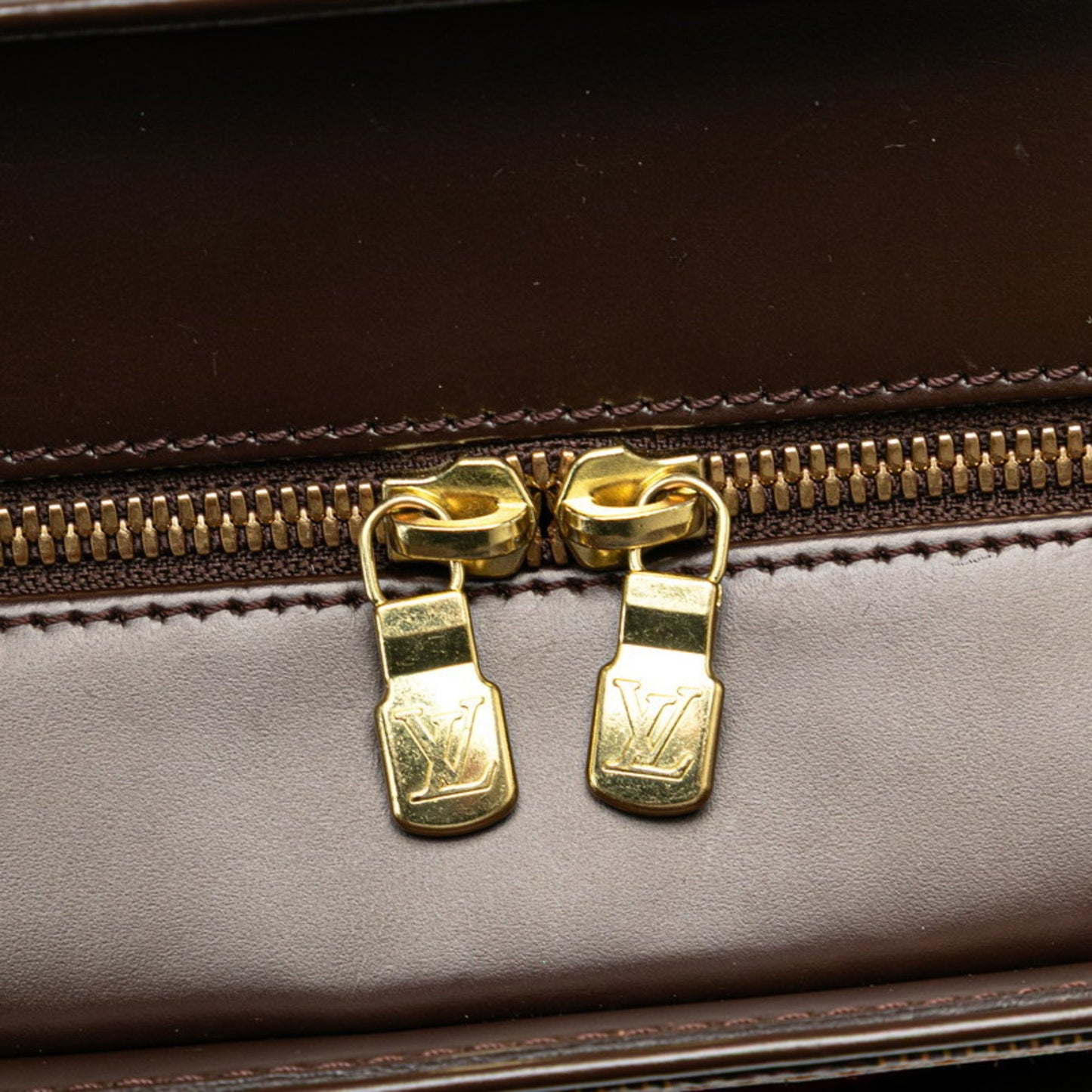 Louis Vuitton Sarria, Brown, Canvas, handbag