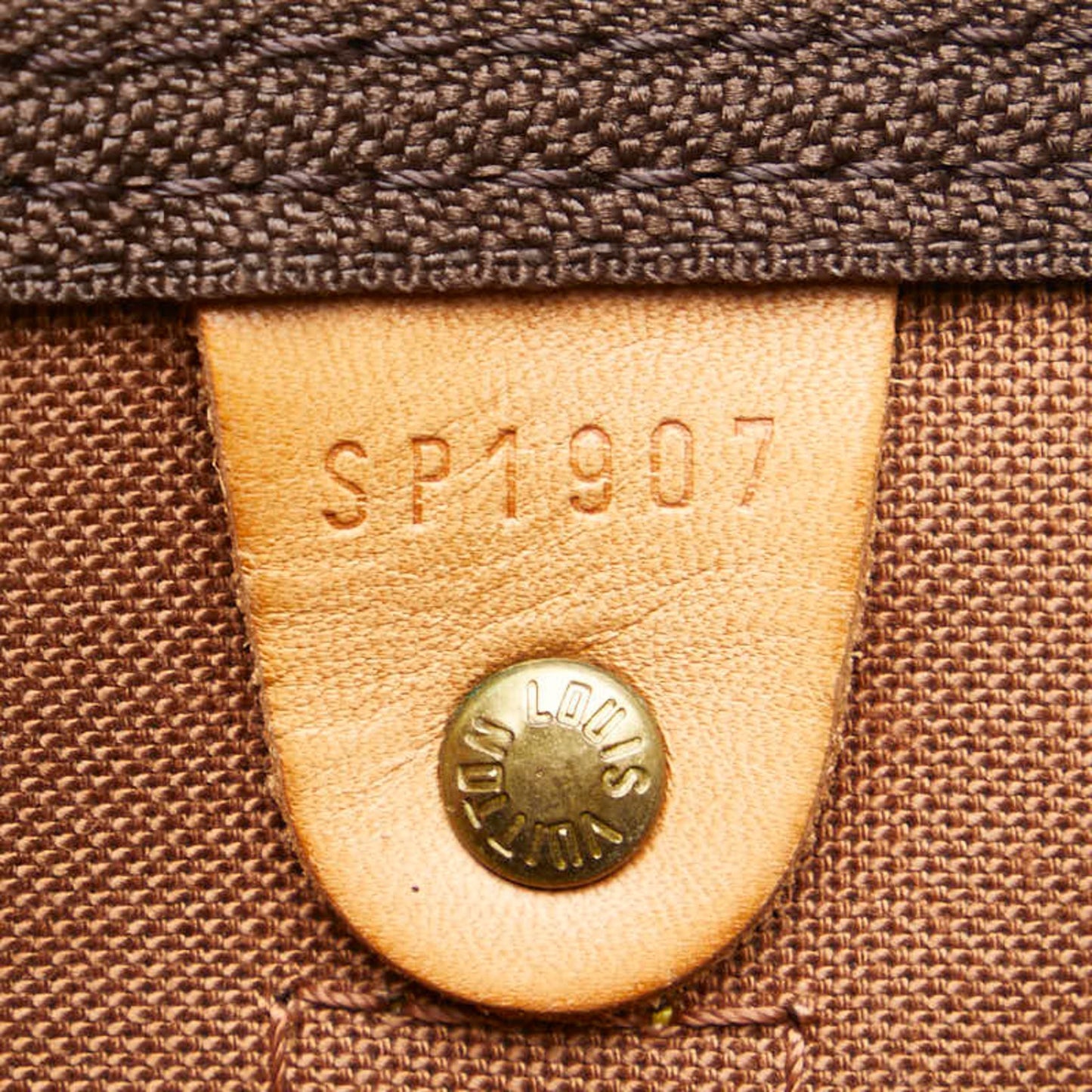 Louis Vuitton Keepall 60, Brown, Canvas, travel