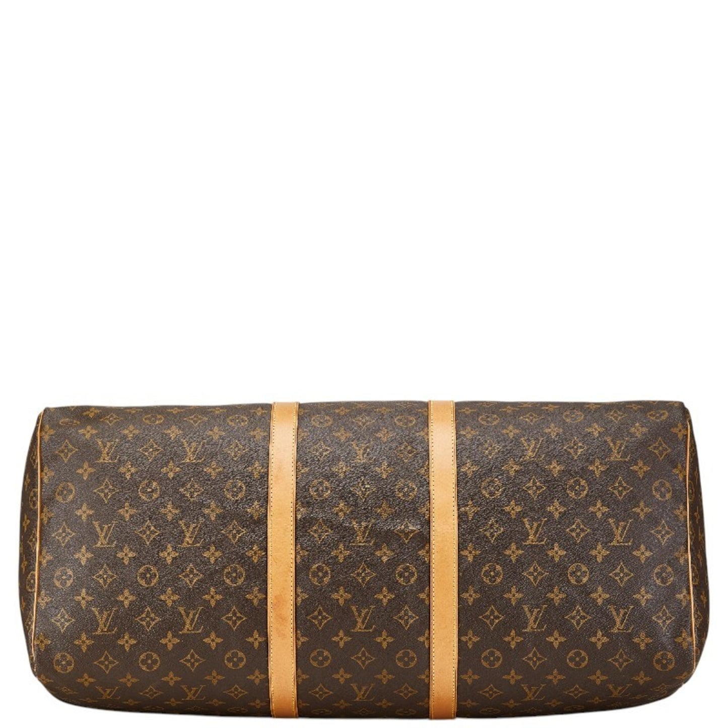 Louis Vuitton Keepall 60, Brown, Canvas, travel