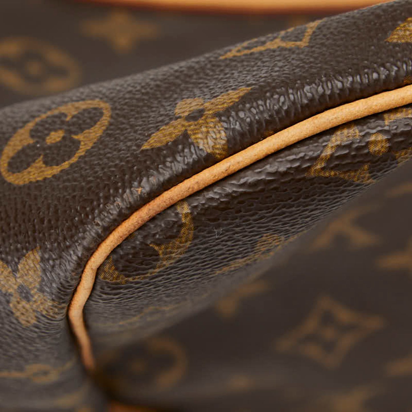 Louis Vuitton Keepall 60, Brown, Canvas, travel
