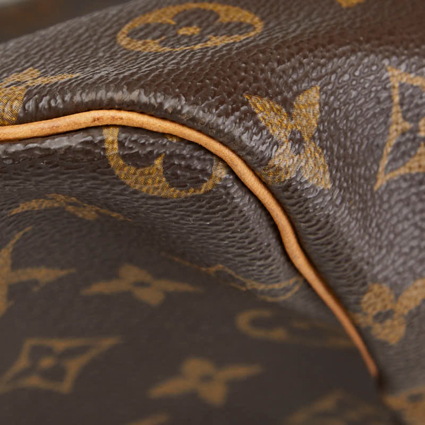 Louis Vuitton Keepall 60, Brown, Canvas, travel