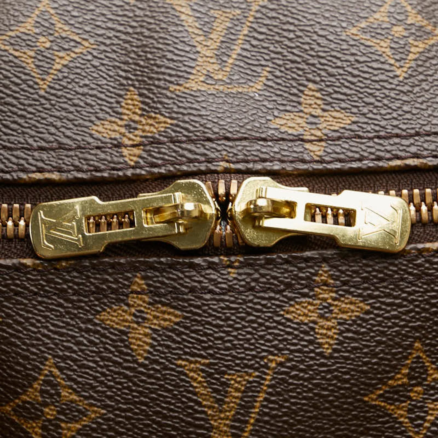 Louis Vuitton Keepall 60, Brown, Canvas, travel