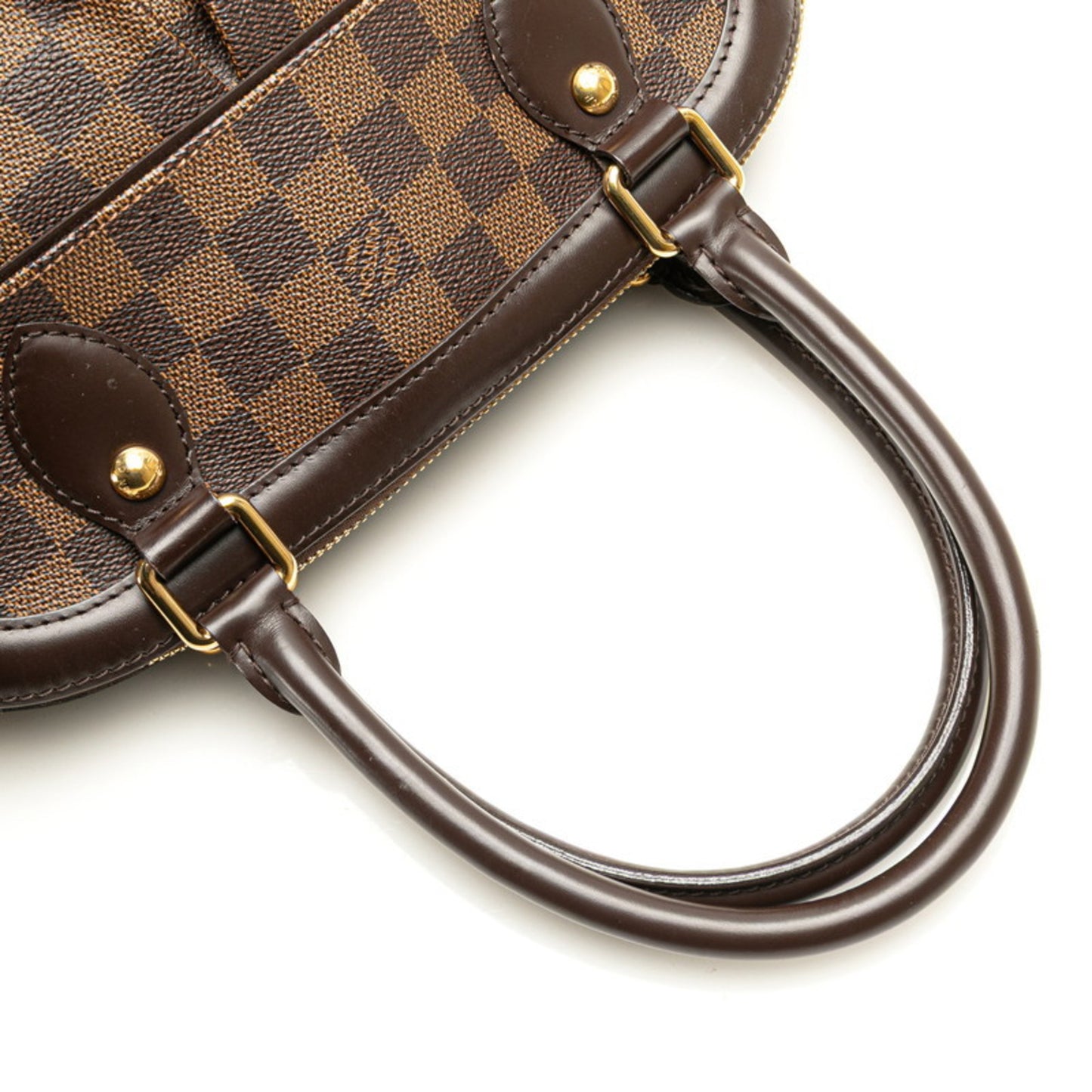 Louis Vuitton Trevi, Brown, Canvas, handbag