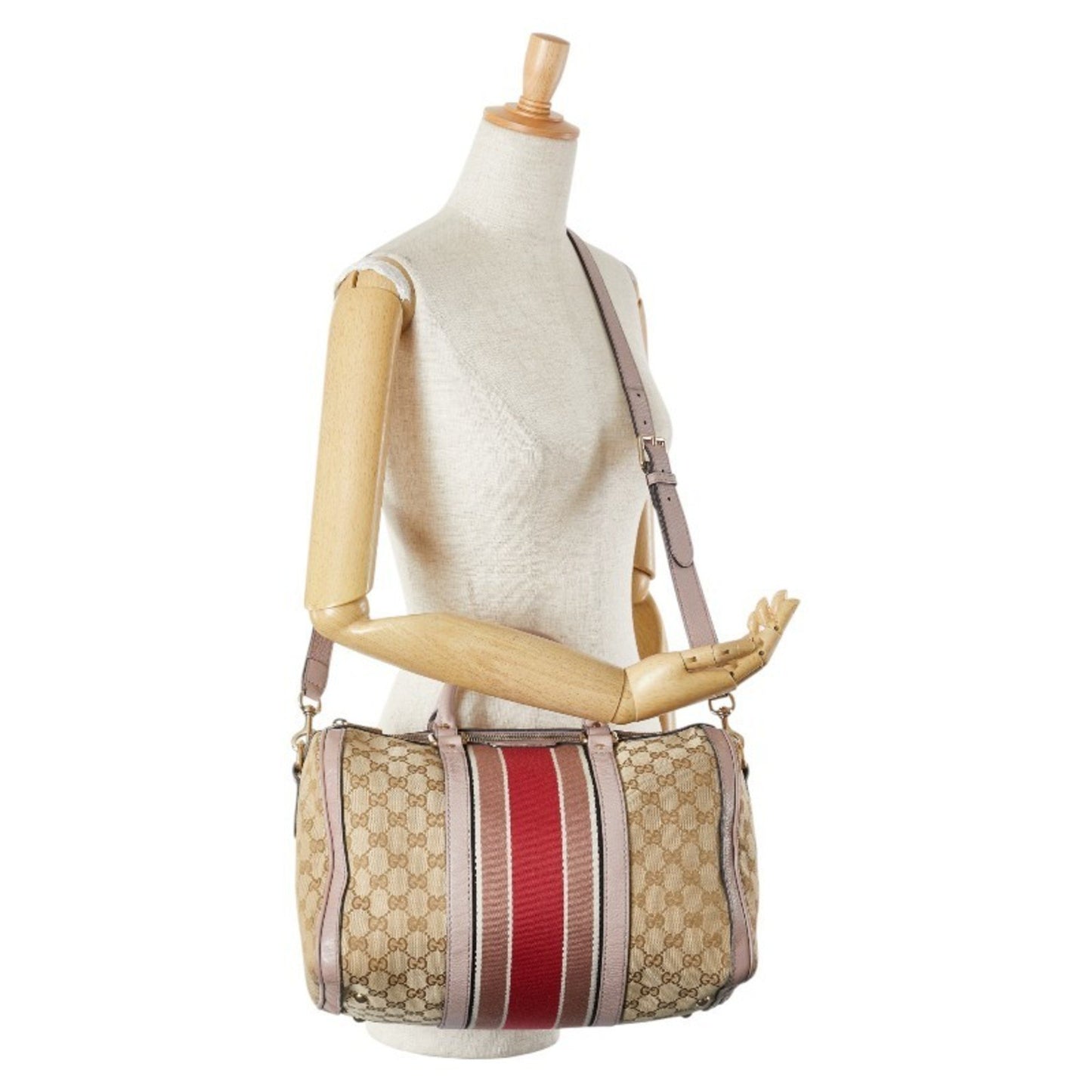 Gucci Sherry, Beige, Canvas, handbag