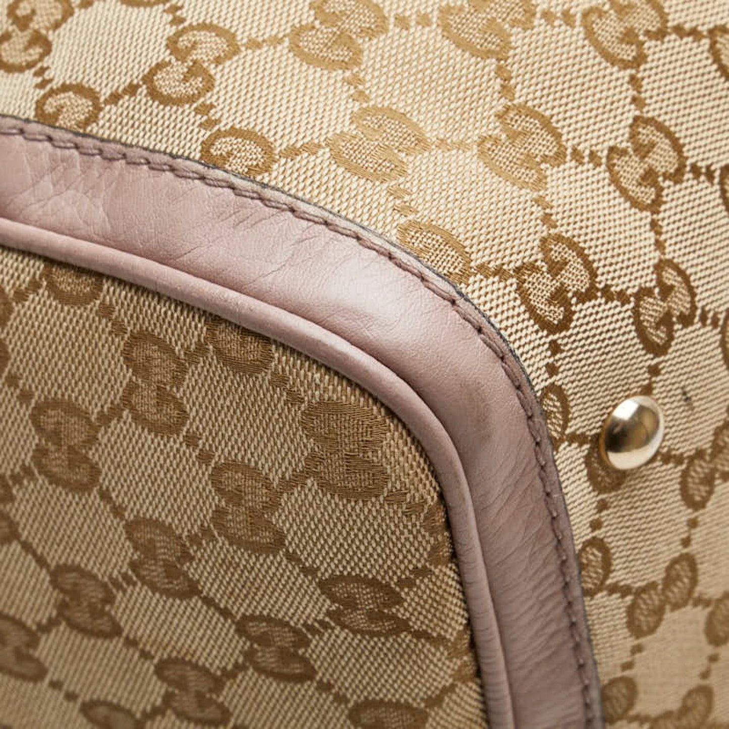 Gucci Sherry, Beige, Canvas, handbag