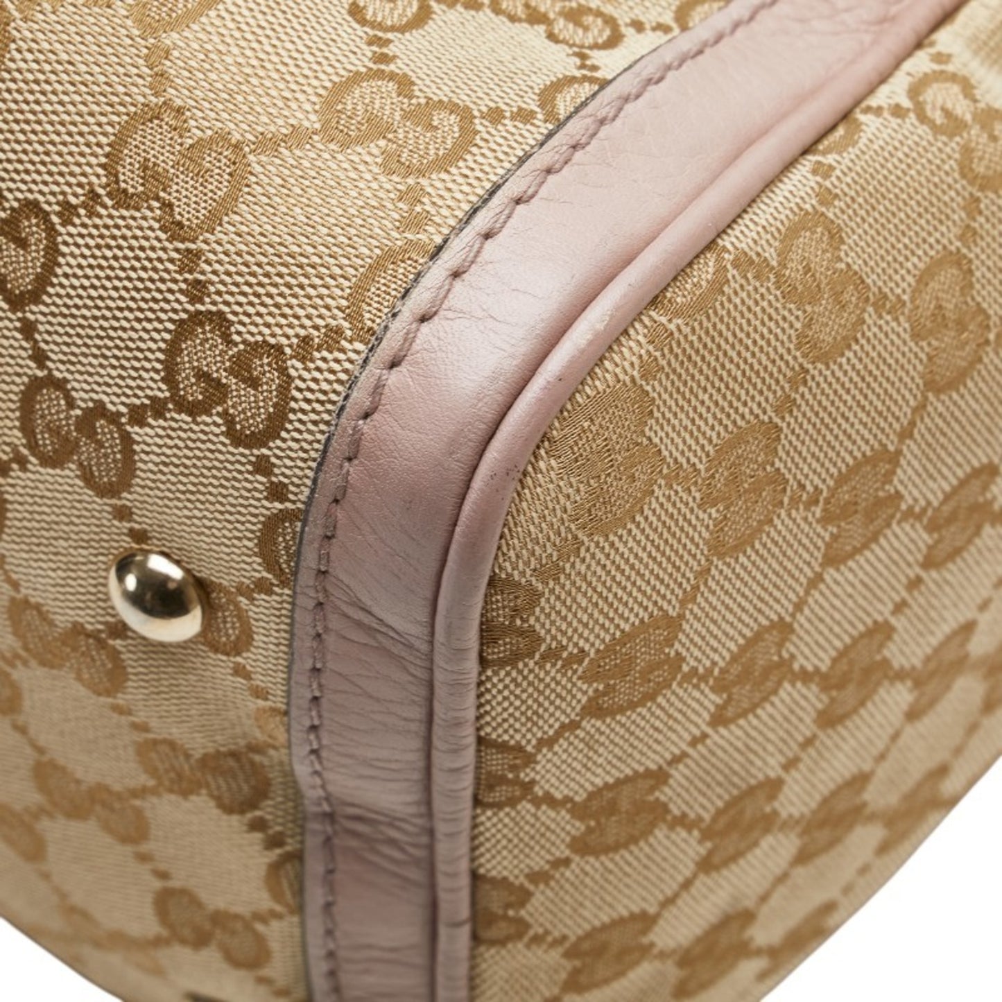 Gucci Sherry, Beige, Canvas, handbag