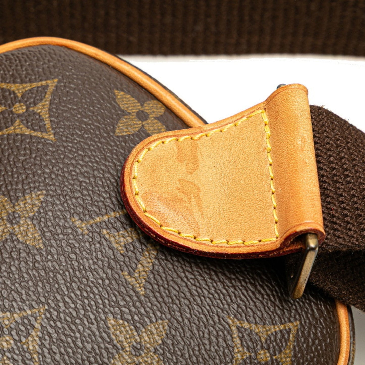 Louis Vuitton Pochette gange, Brown, Canvas, shoulder