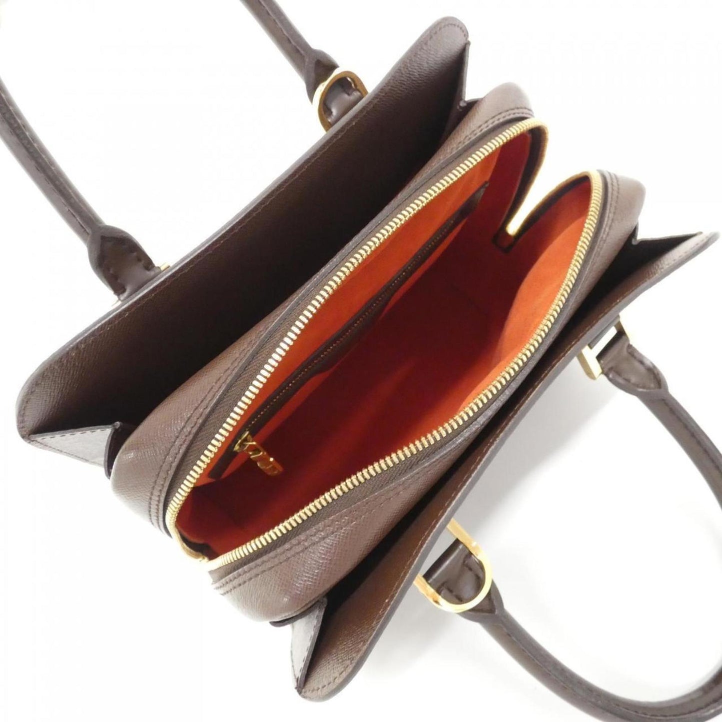 Louis Vuitton Triana, Brown, Canvas, handbag