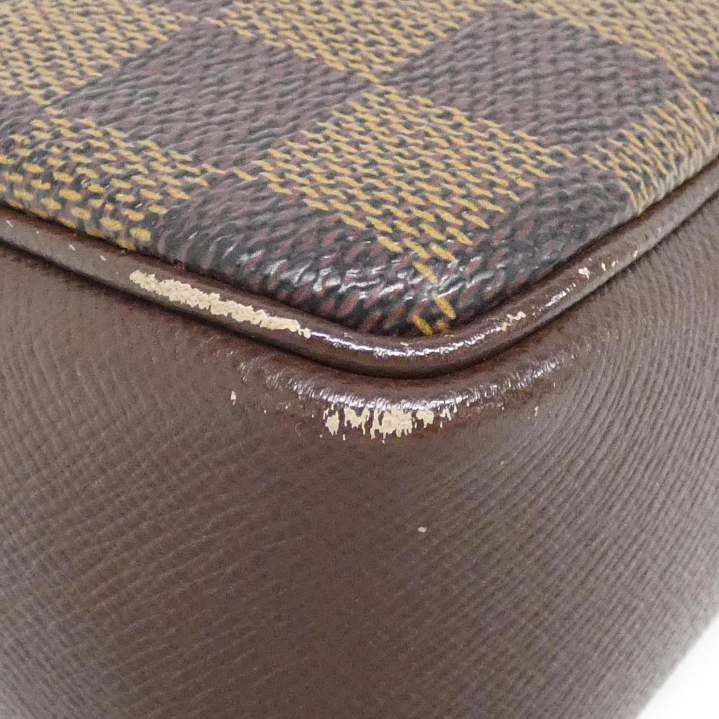 Louis Vuitton Trousse makeup, Brown, Canvas, clutch