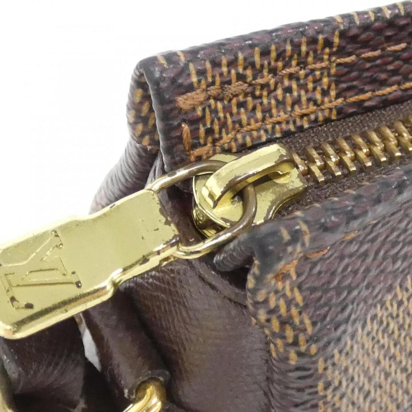 Louis Vuitton Trousse makeup, Brown, Canvas, clutch