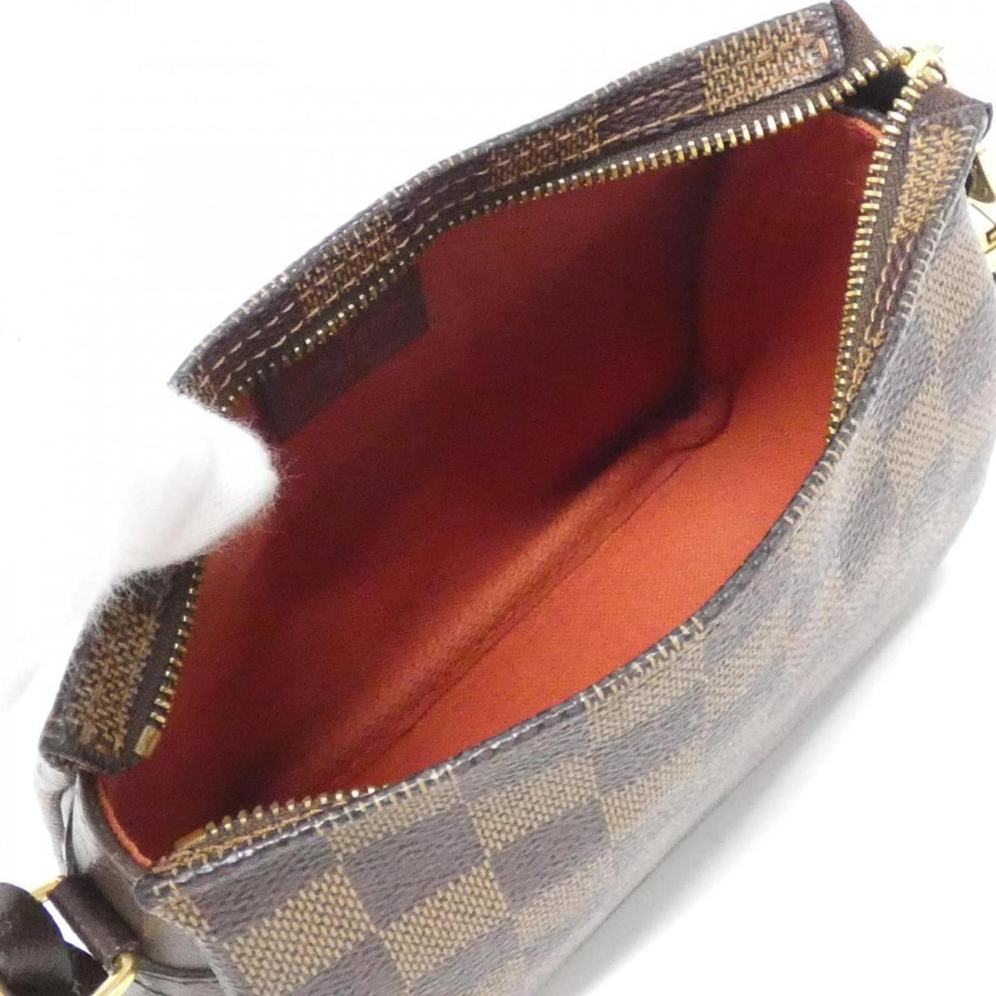 Louis Vuitton Trousse makeup, Brown, Canvas, clutch