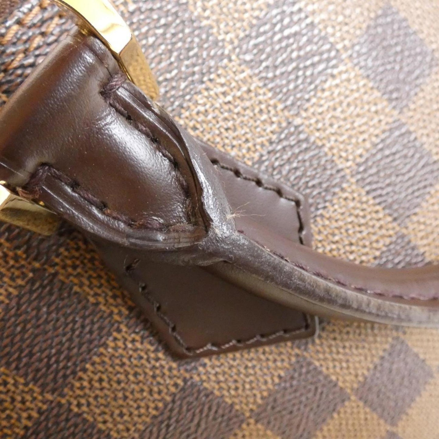 Louis Vuitton Alma, Brown, Canvas, handbag