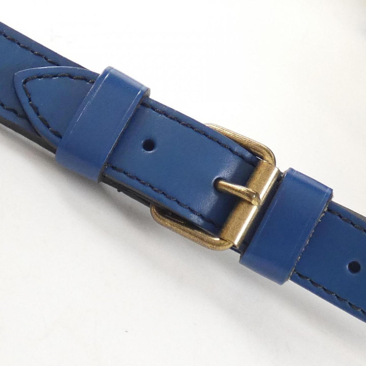 Louis Vuitton Noé, Navy, Leather, shoulder