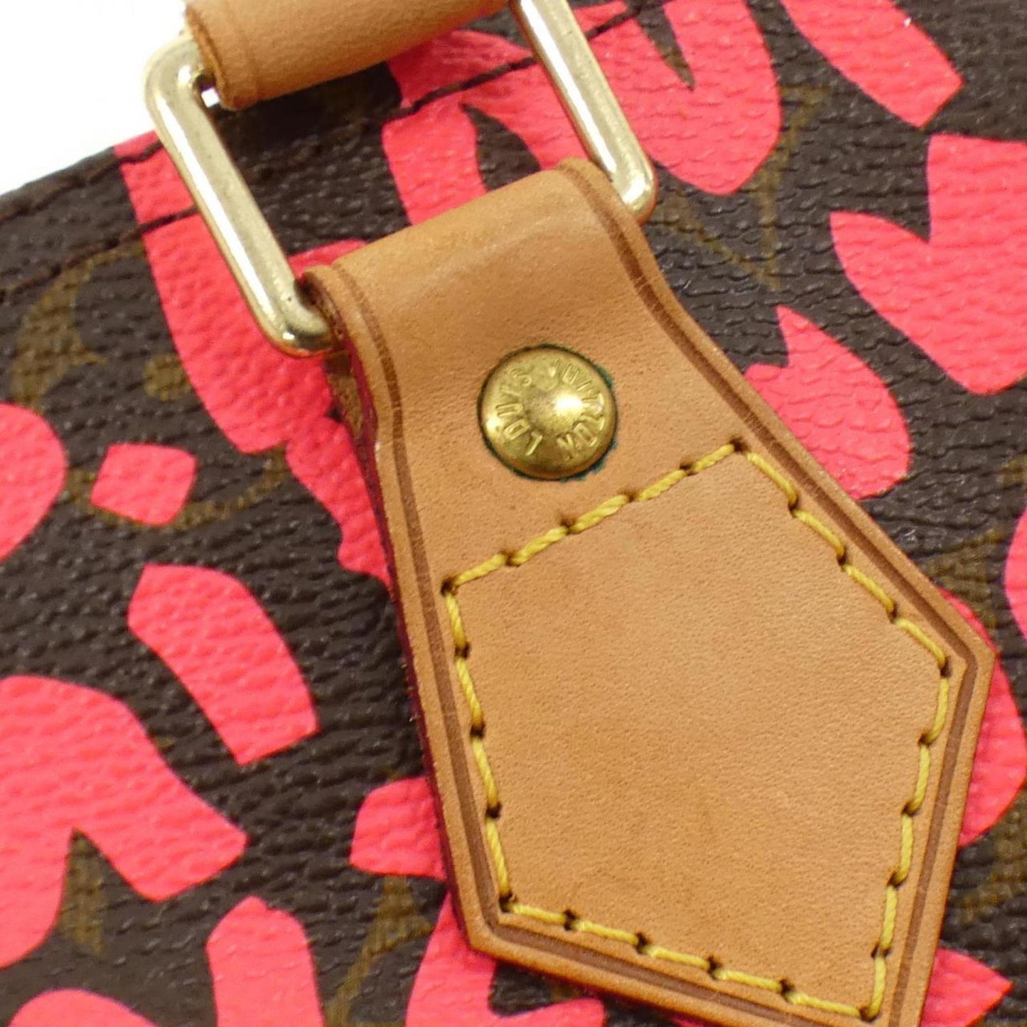 Louis Vuitton Speedy 30, Pink, Canvas, handbag