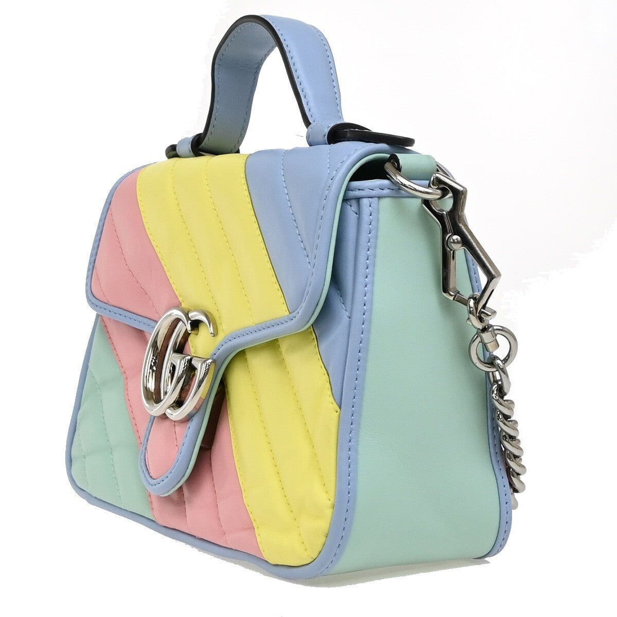 Gucci Marmont, Multicolour, Leather, handbag