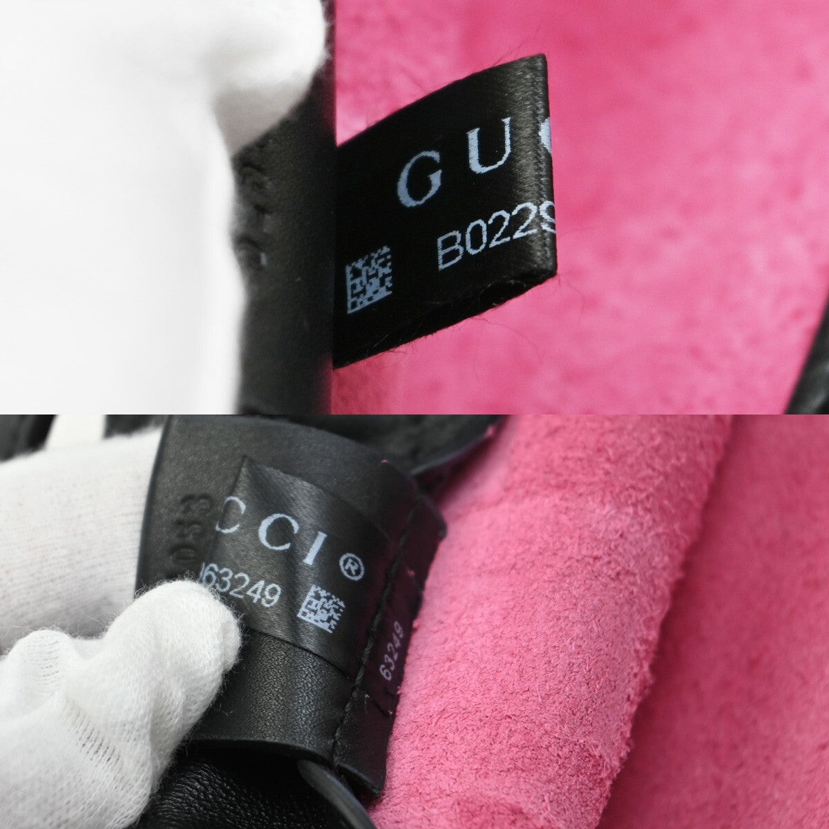 Gucci Sherry, Pink, Leather, backpack