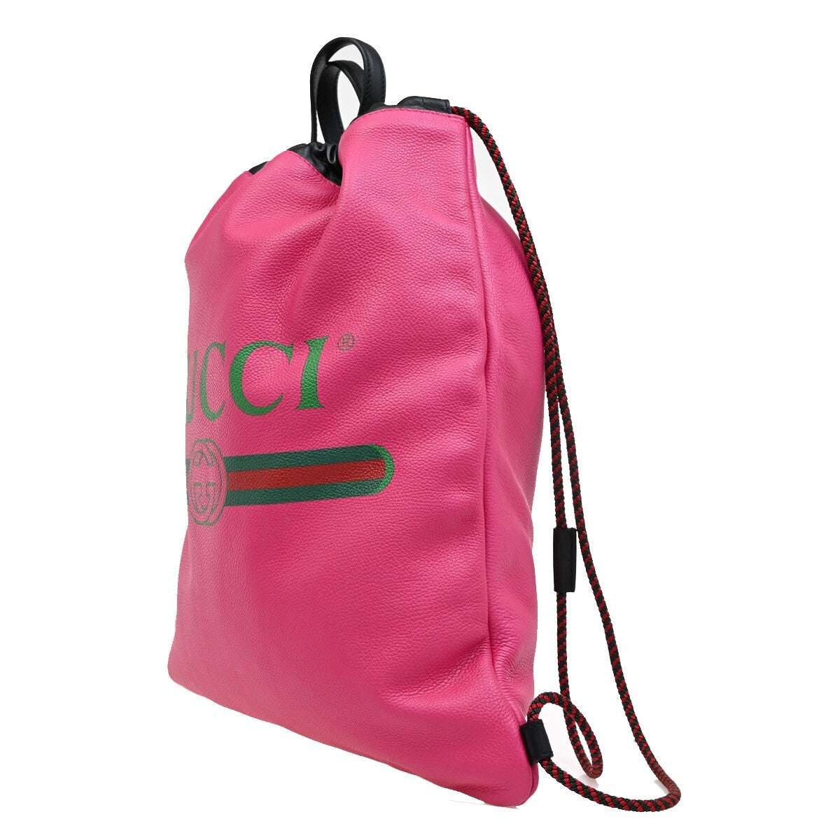 Gucci Sherry, Pink, Leather, backpack
