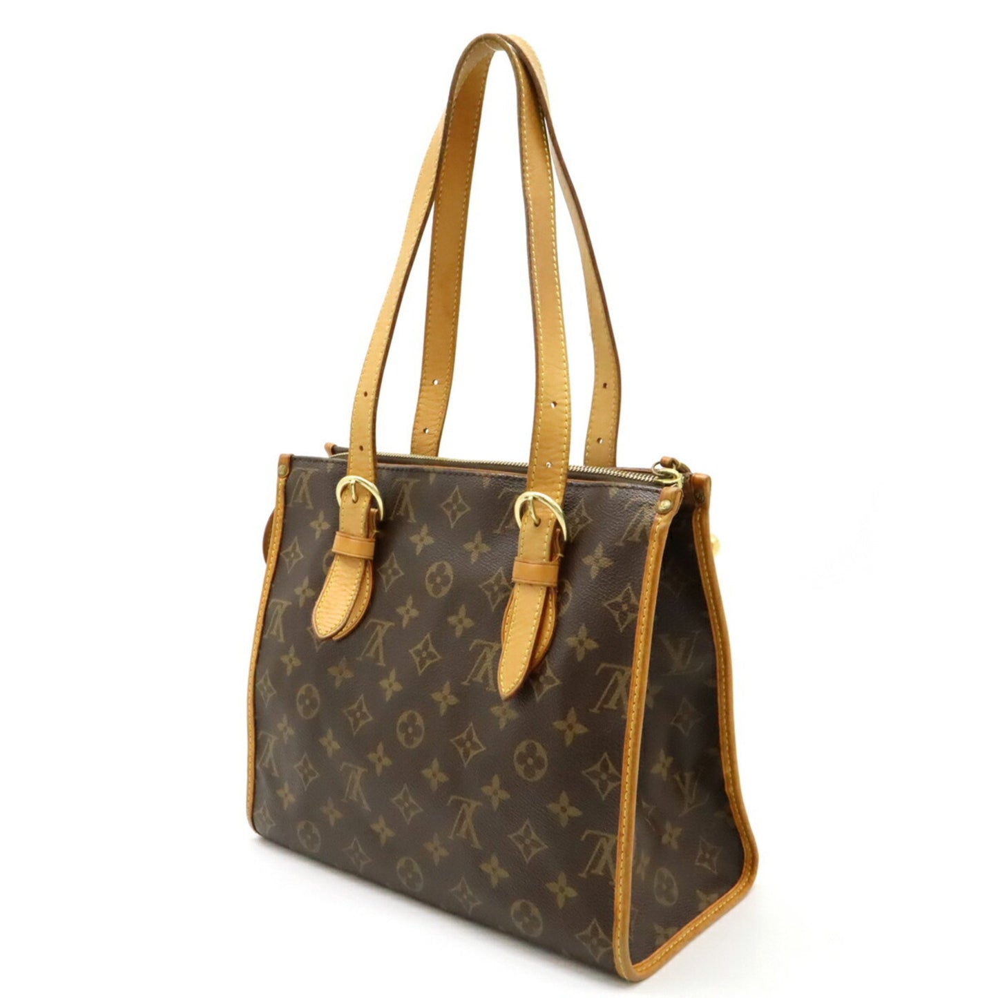 Louis Vuitton Popincourt, Brown, Canvas, tote