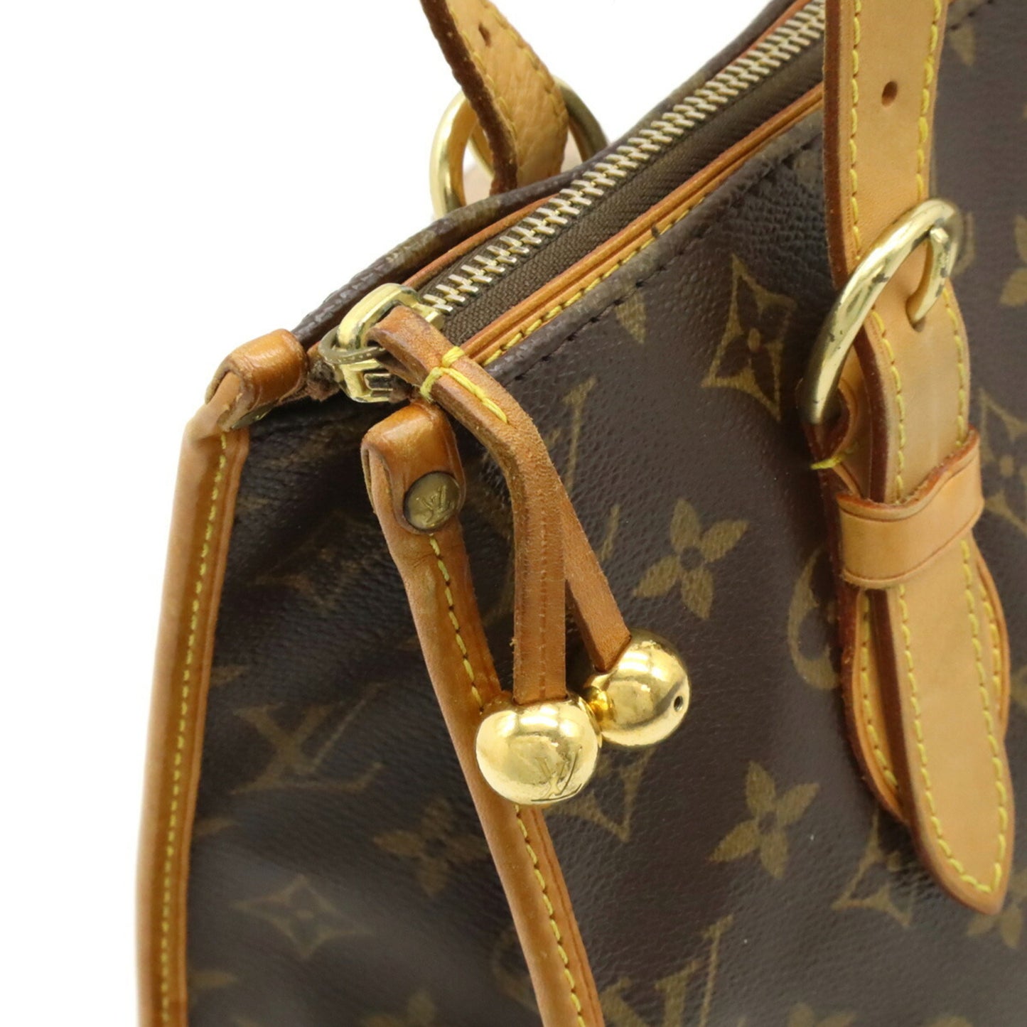 Louis Vuitton Popincourt, Brown, Canvas, tote