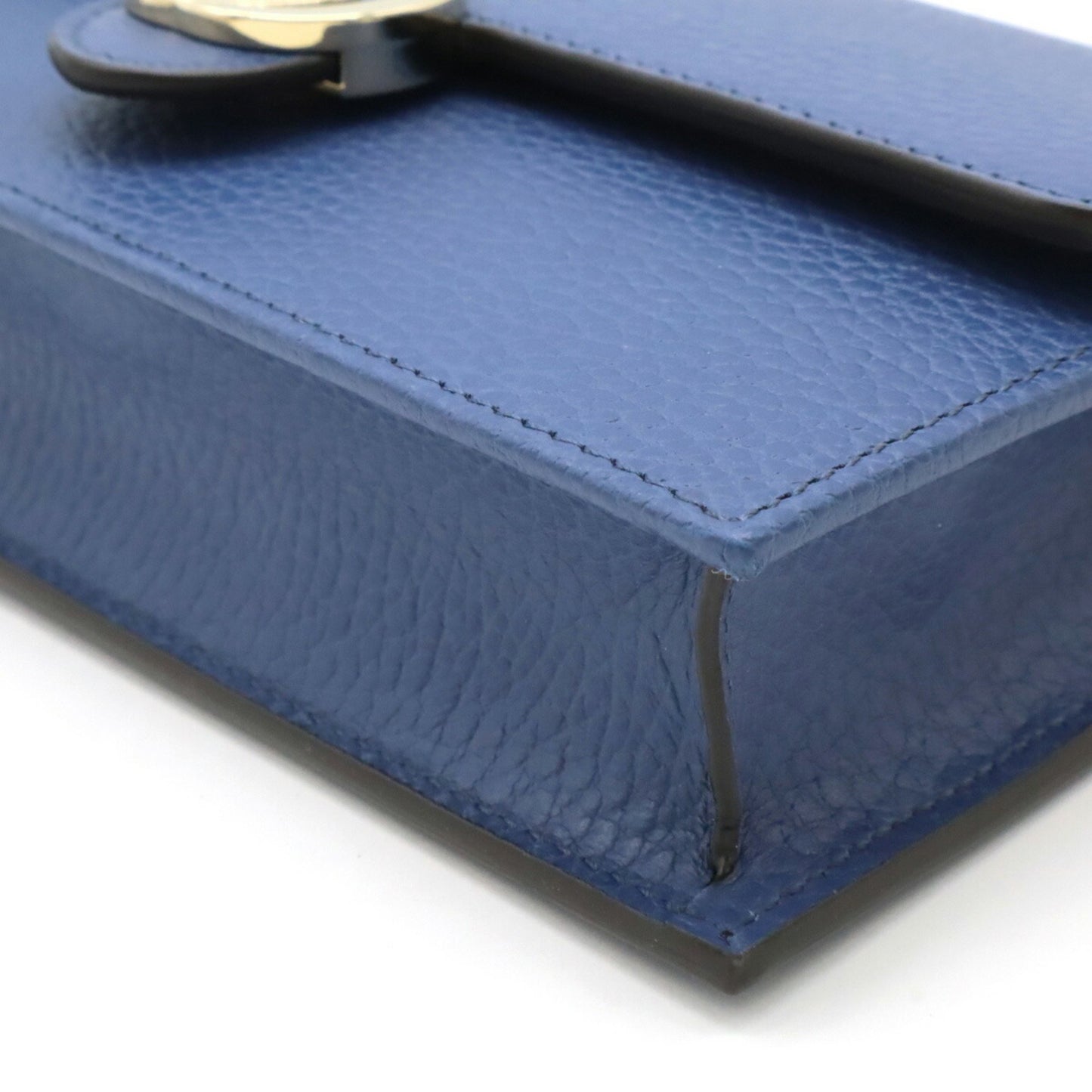 Gucci Interlocking, Blue, Leather, wallet