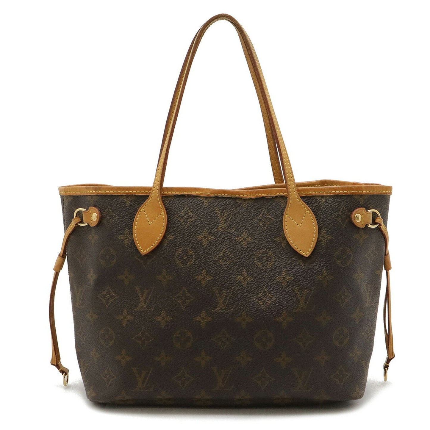 Louis Vuitton Neverfull MM, Brown, Canvas, tote