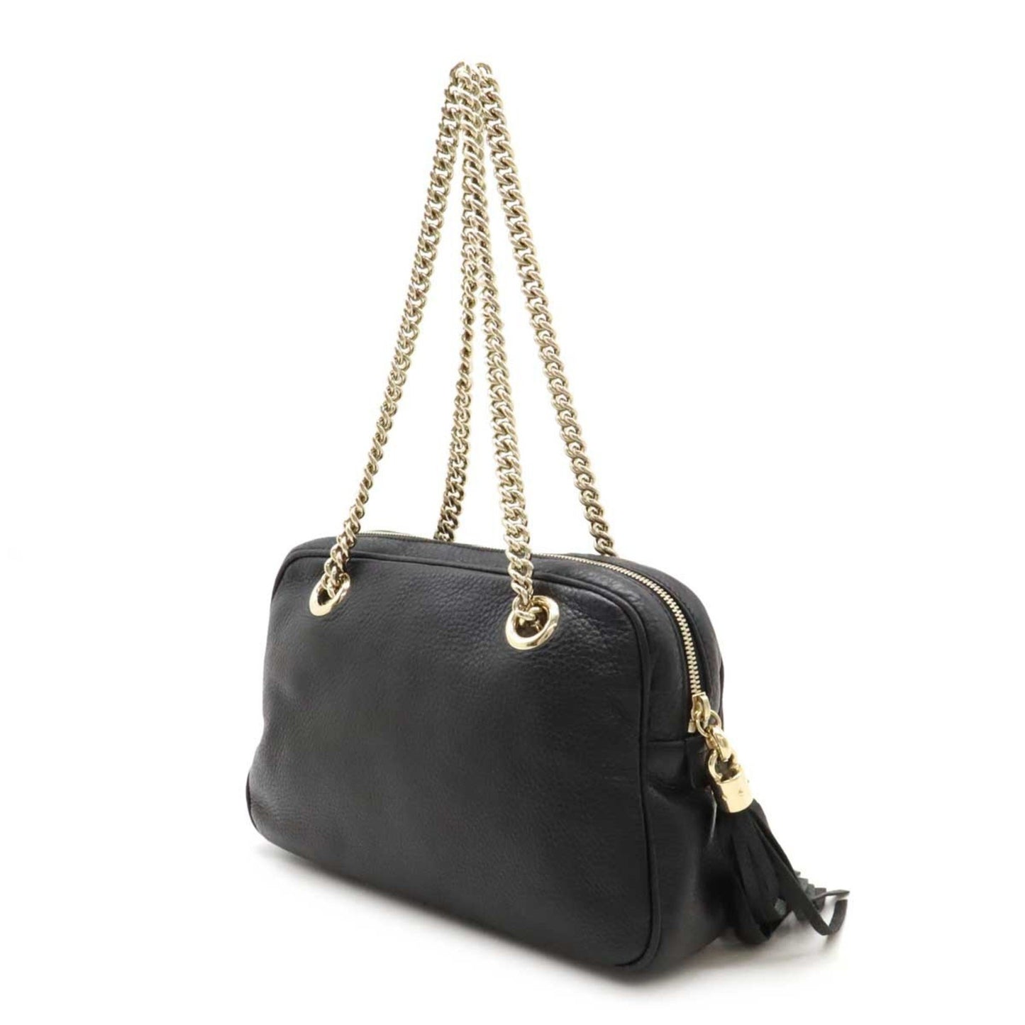 Gucci Soho, Black, Leather, shoulder