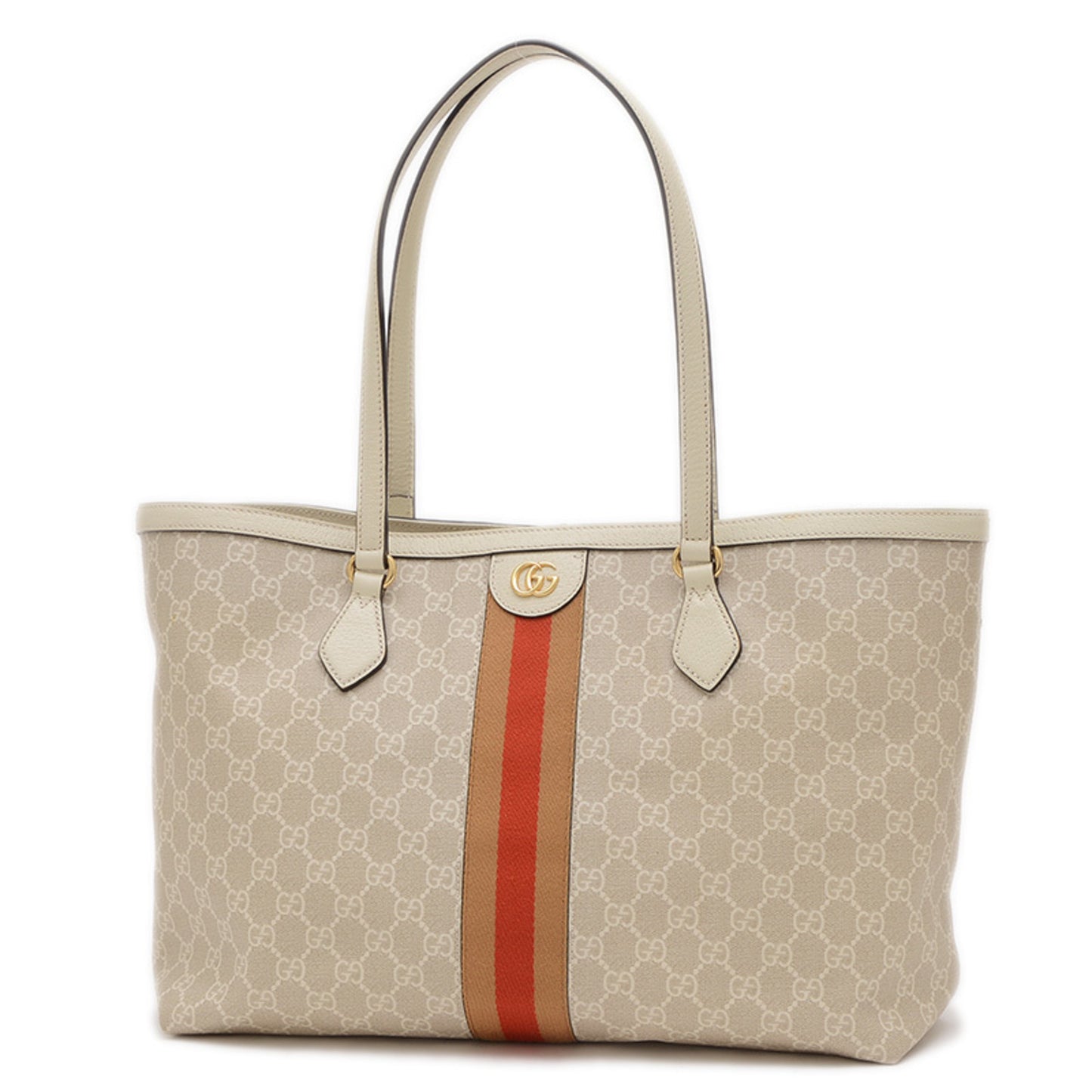 Gucci Ophidia, Beige, Canvas, tote