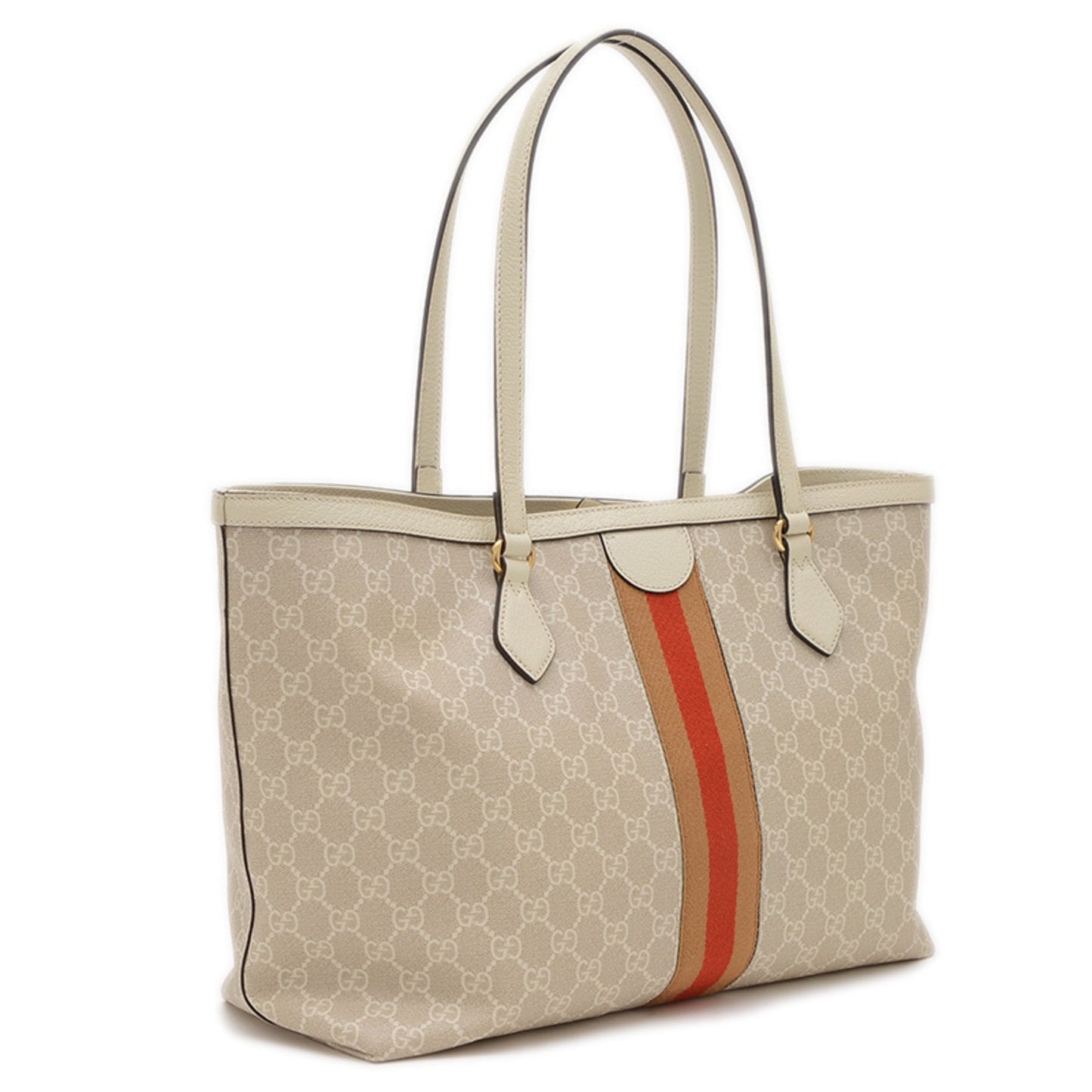 Gucci Ophidia, Beige, Canvas, tote