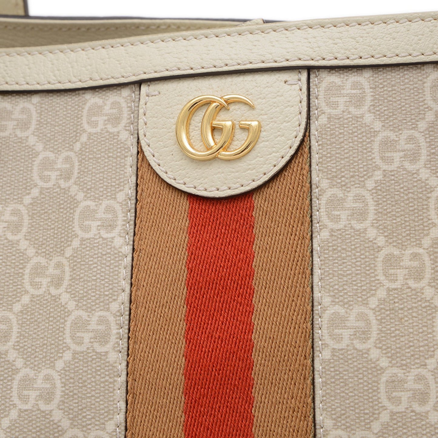 Gucci Ophidia, Beige, Canvas, tote