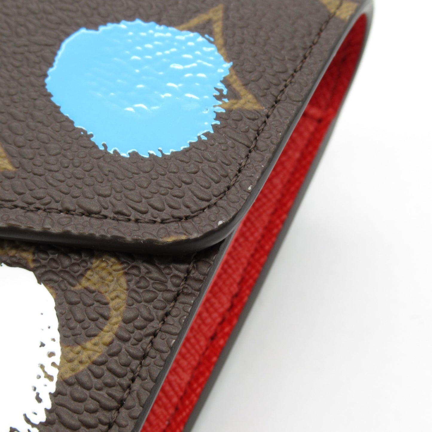 Louis Vuitton Portefeuille Sarah, Brown, Canvas, wallet