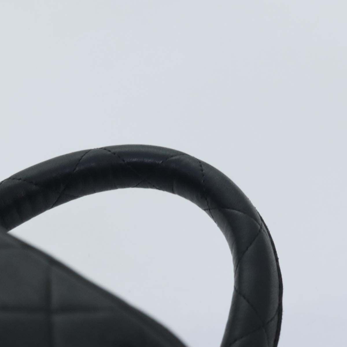 Chanel Vanity, Black, Leather, handbag