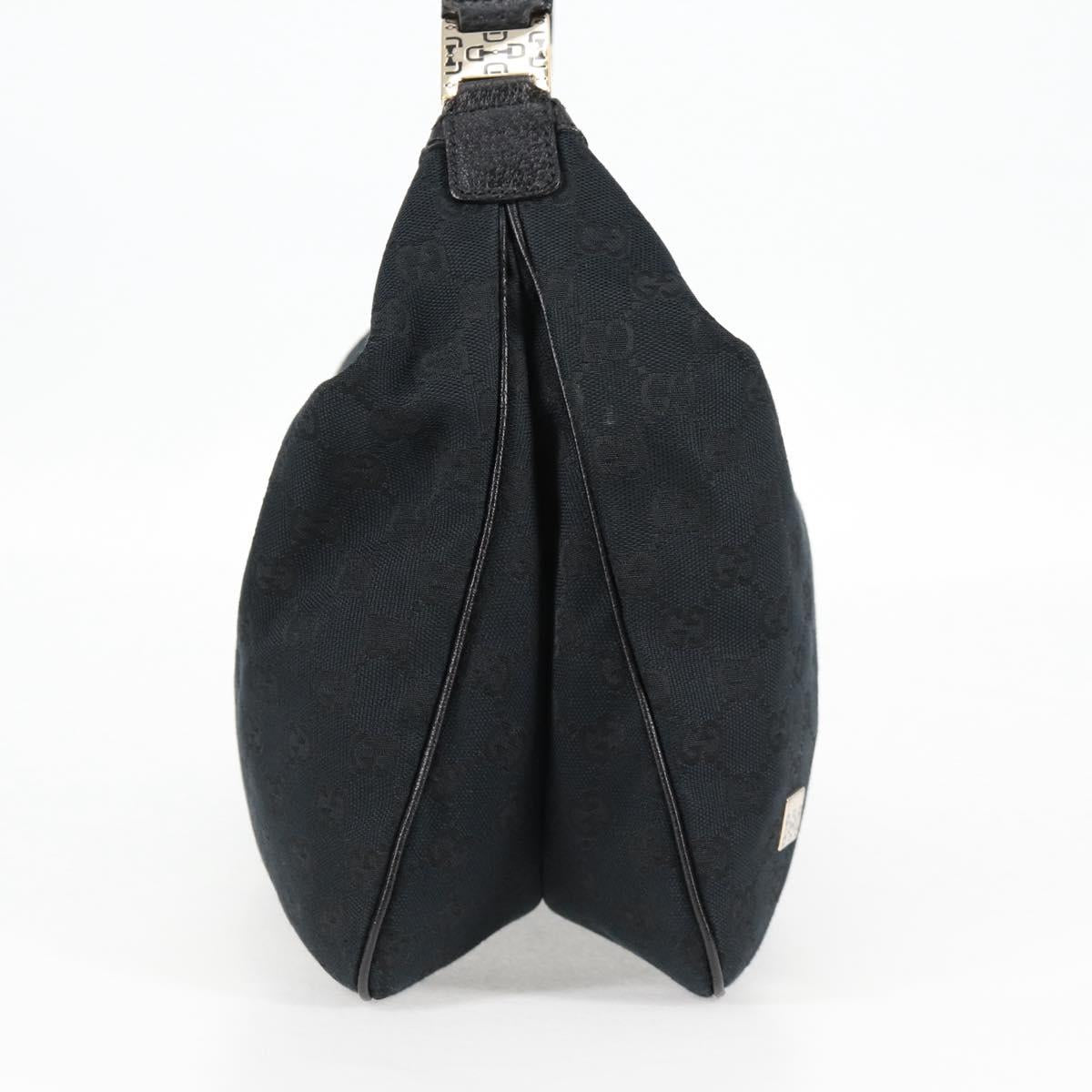 Gucci GG canvas, Black, Canvas, shoulder