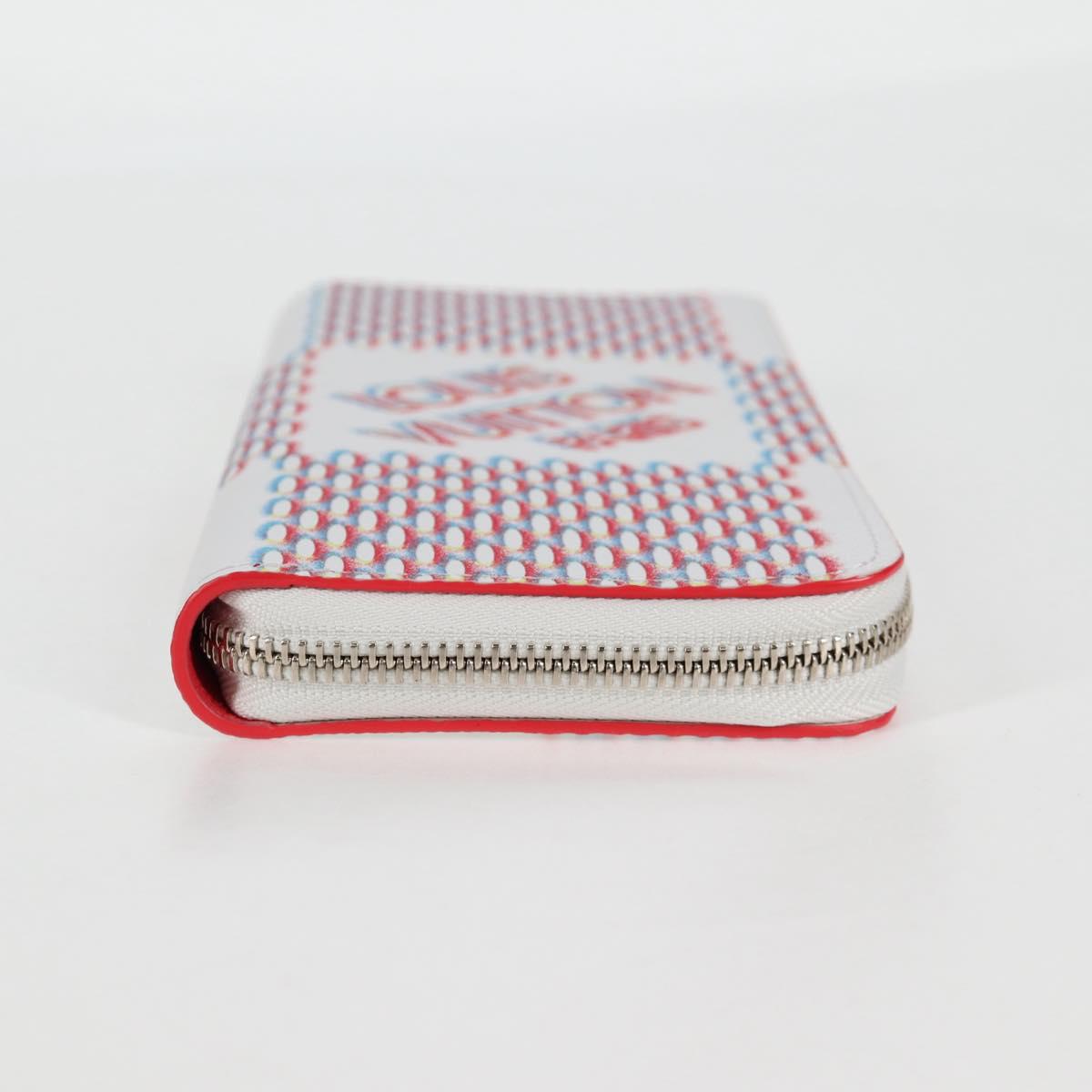 Louis Vuitton Zippy Wallet Vertical, White, Leather, wallet