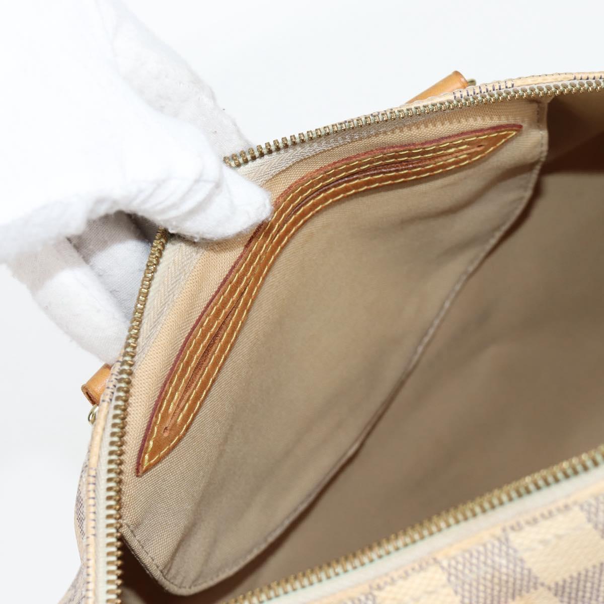 Louis Vuitton Speedy 30, White, Canvas, handbag