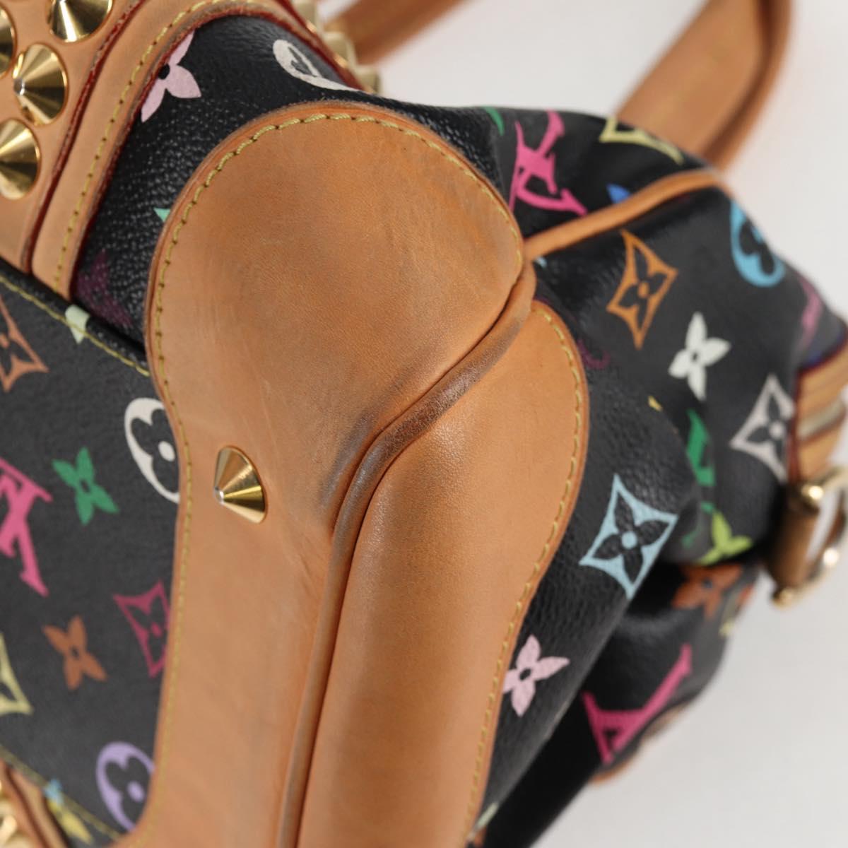 Louis Vuitton Courtney, Black, Canvas, handbag