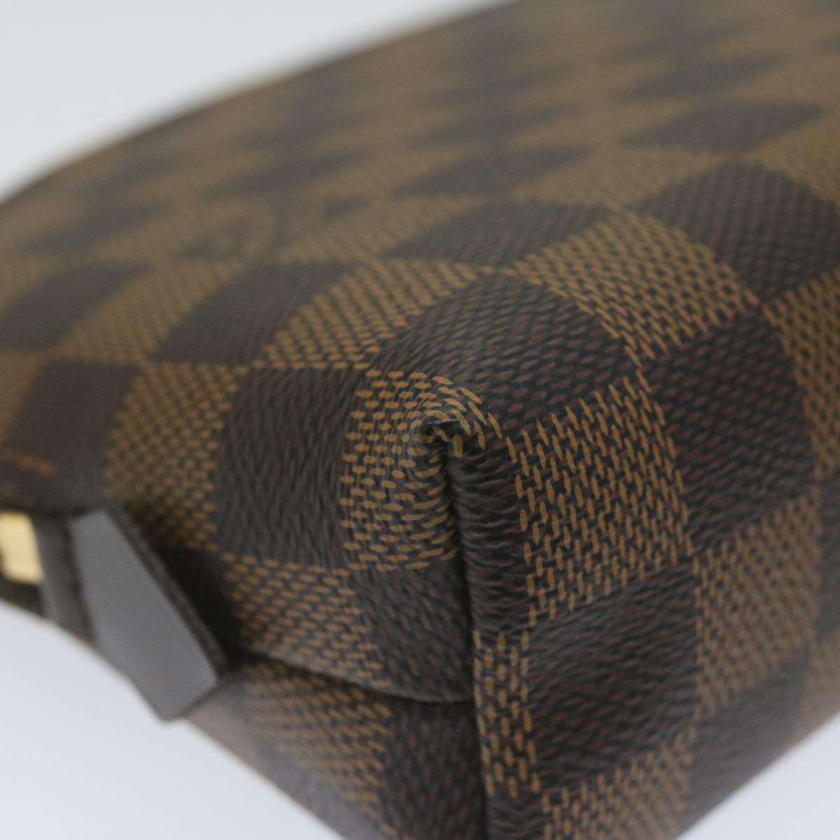 Louis Vuitton Cosmetic pouch, Brown, Canvas, clutch