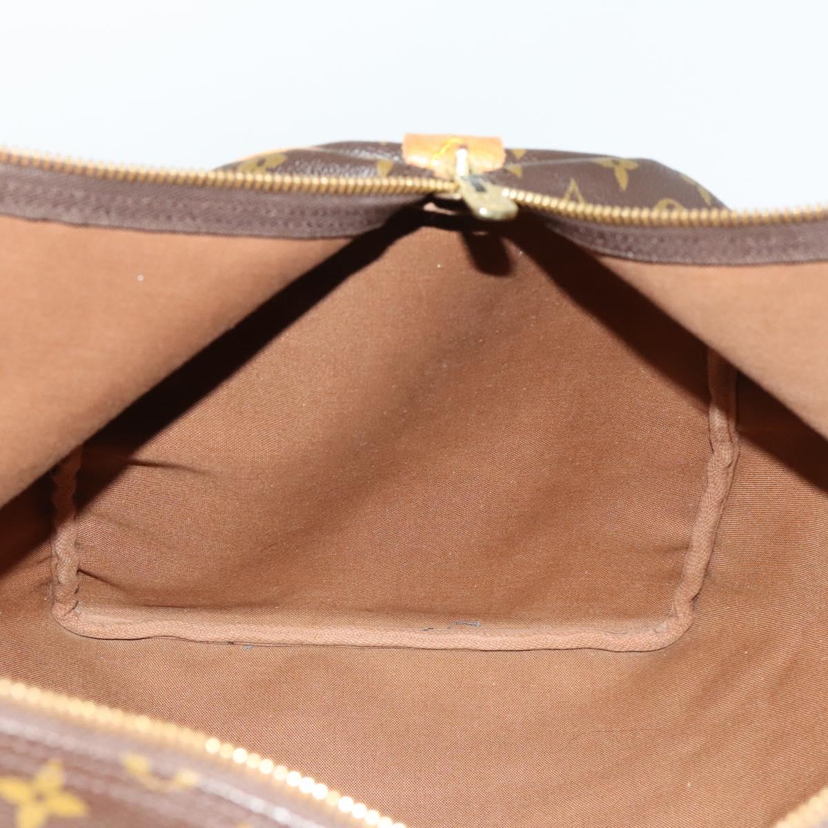 Louis Vuitton Keepall 60, Brown, Canvas, travel