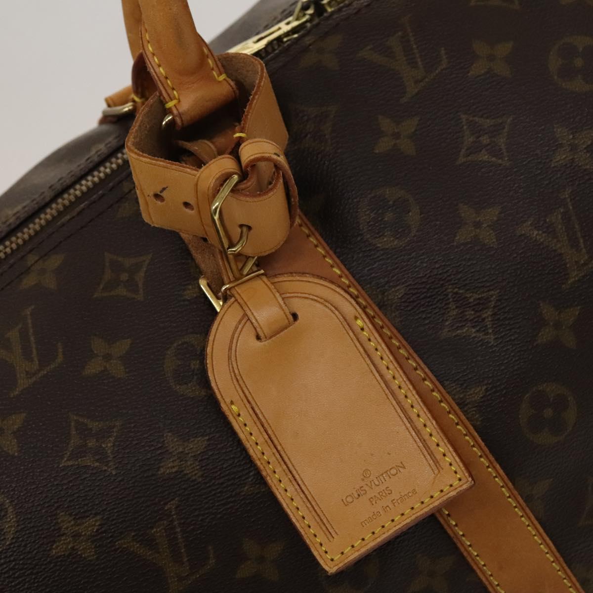 Louis Vuitton Keepall 60, Brown, Canvas, travel