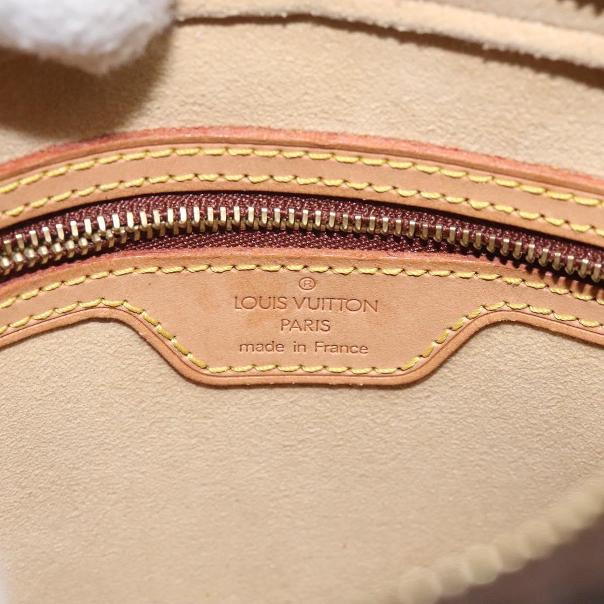 Louis Vuitton Looping MM, Brown, Canvas, shoulder