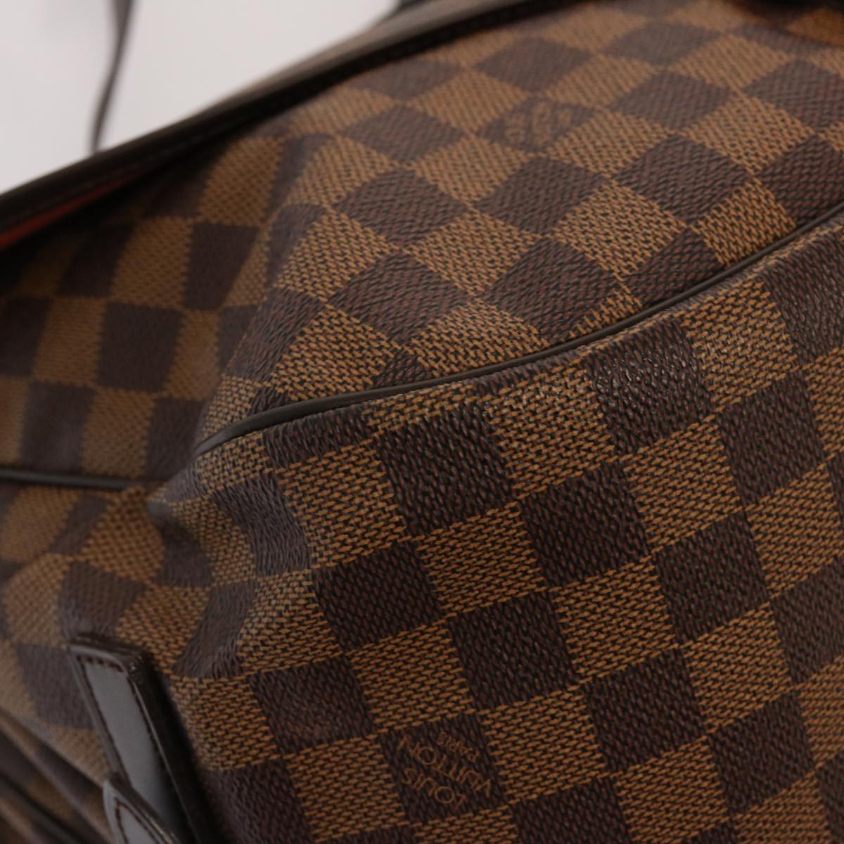 Louis Vuitton Saumur 35, Brown, Canvas, shoulder