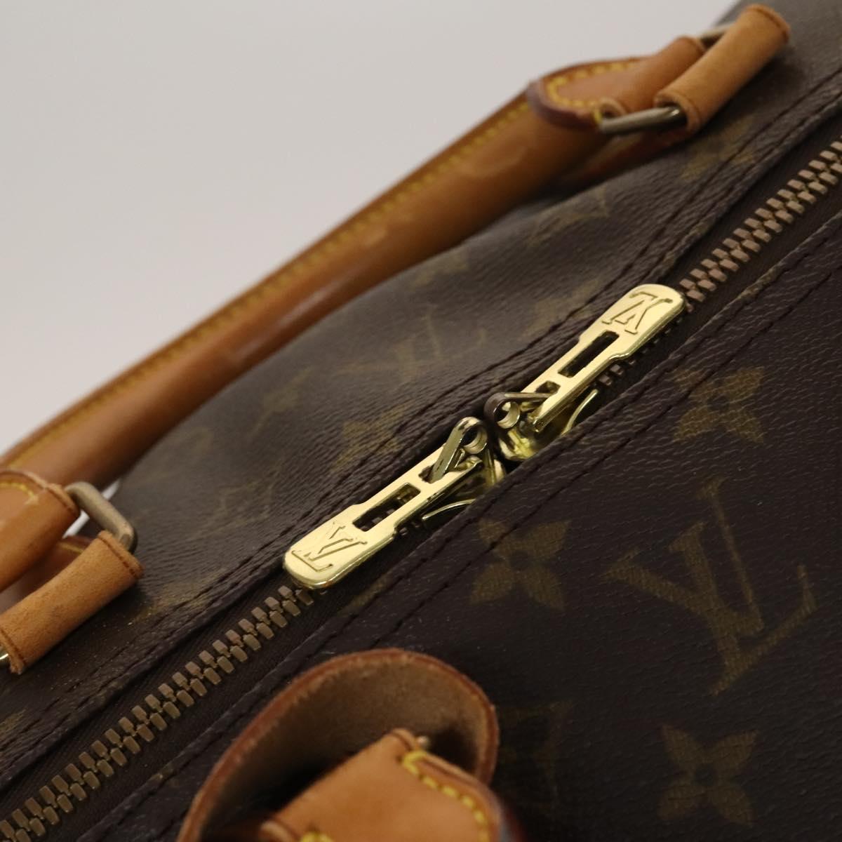 Louis Vuitton Keepall 60, Brown, Canvas, travel
