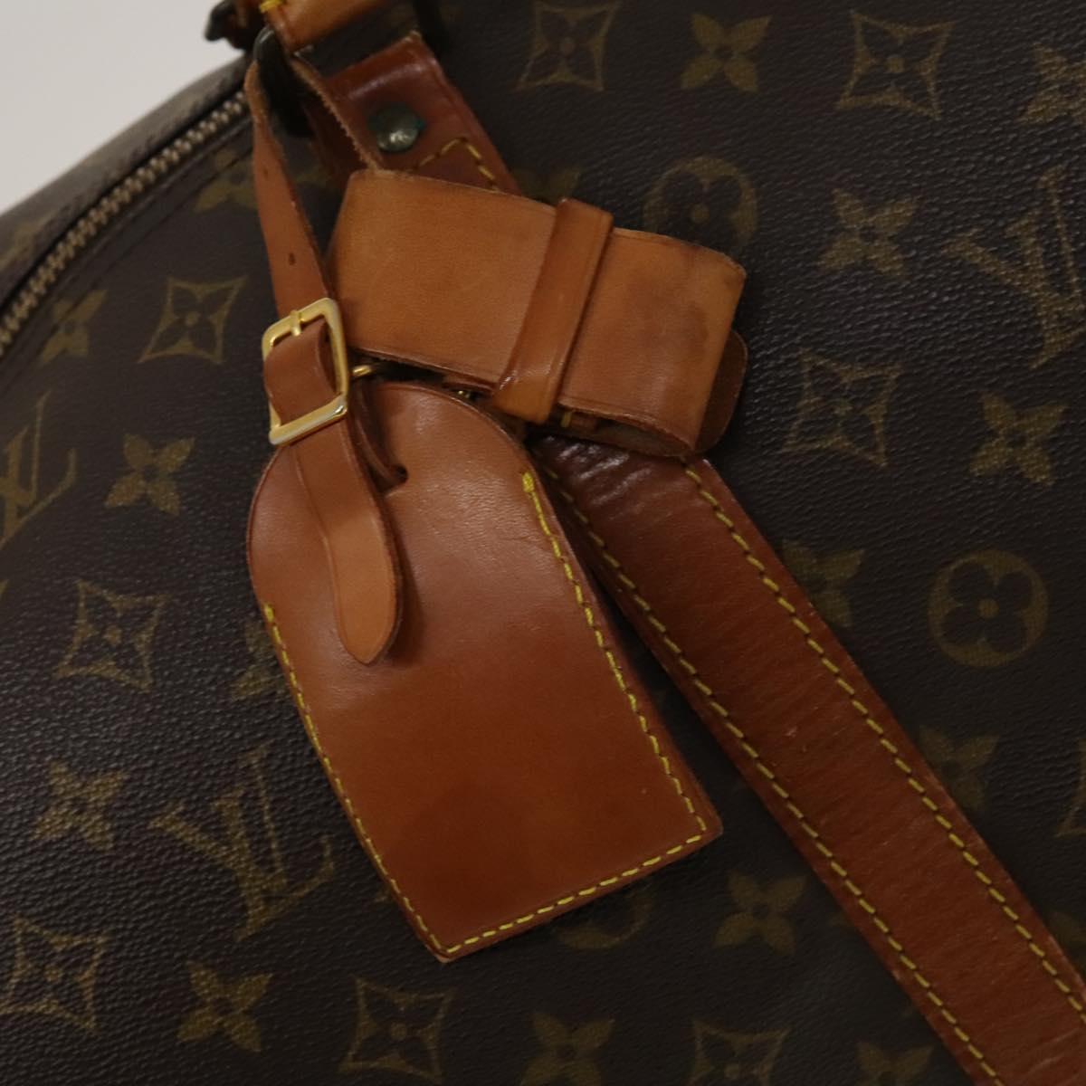 Louis Vuitton Keepall 60, Brown, Canvas, travel