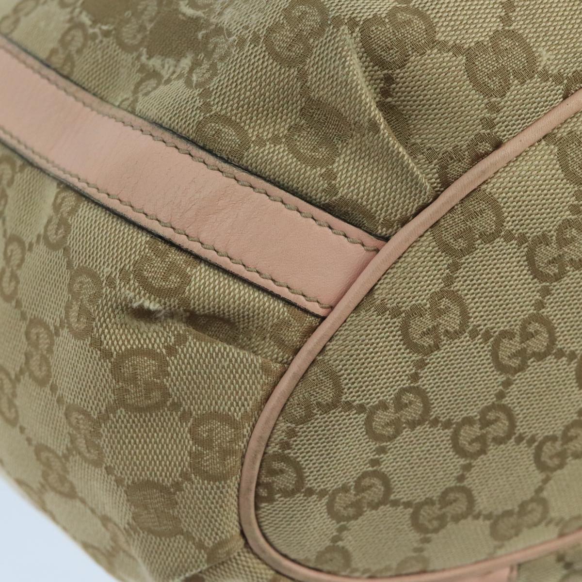 Gucci GG canvas, Beige, Canvas, tote